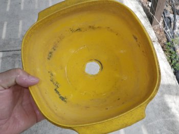 Chicken waterer bowl nice and clean