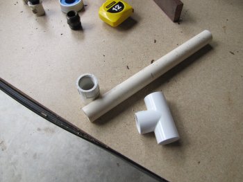 All parts to the T-handle