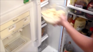 Put Crab Cake Mix in fridge