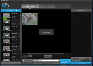 GoPro Studio Convert Screen