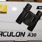 Nikon A30 10x25 binoculars Box