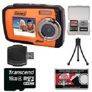 Coleman Duo 2V7WP Dual Screen Shock & Waterproof Digital Camera