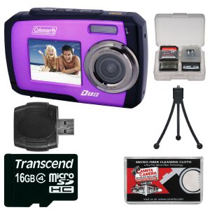 Coleman Duo 2V7WP Dual Screen Shock & Waterproof Digital Camera