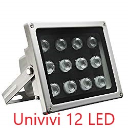 Univivi IR Illuminator 12 LED Security Camera Floodlight